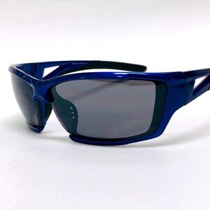 Sport Sunglasses Men Blue Frame UV Protection Driving Fishing‎ Running UV400 New